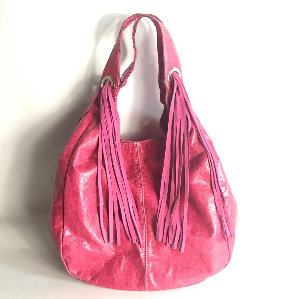 Innue Genuine Leather Pink Shoulder Bag
